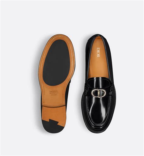 Dior Granville Loafer Black Polished Calfskin